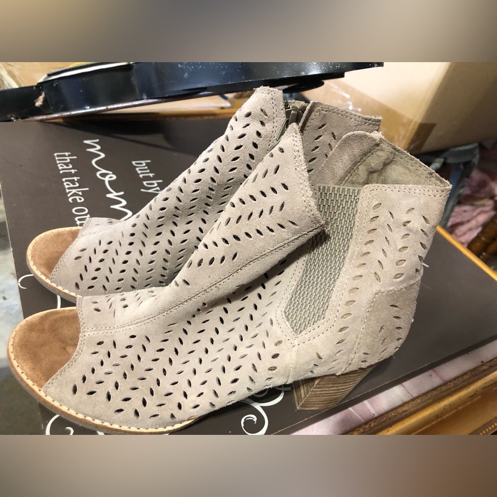 Toms Peep Toe Booties